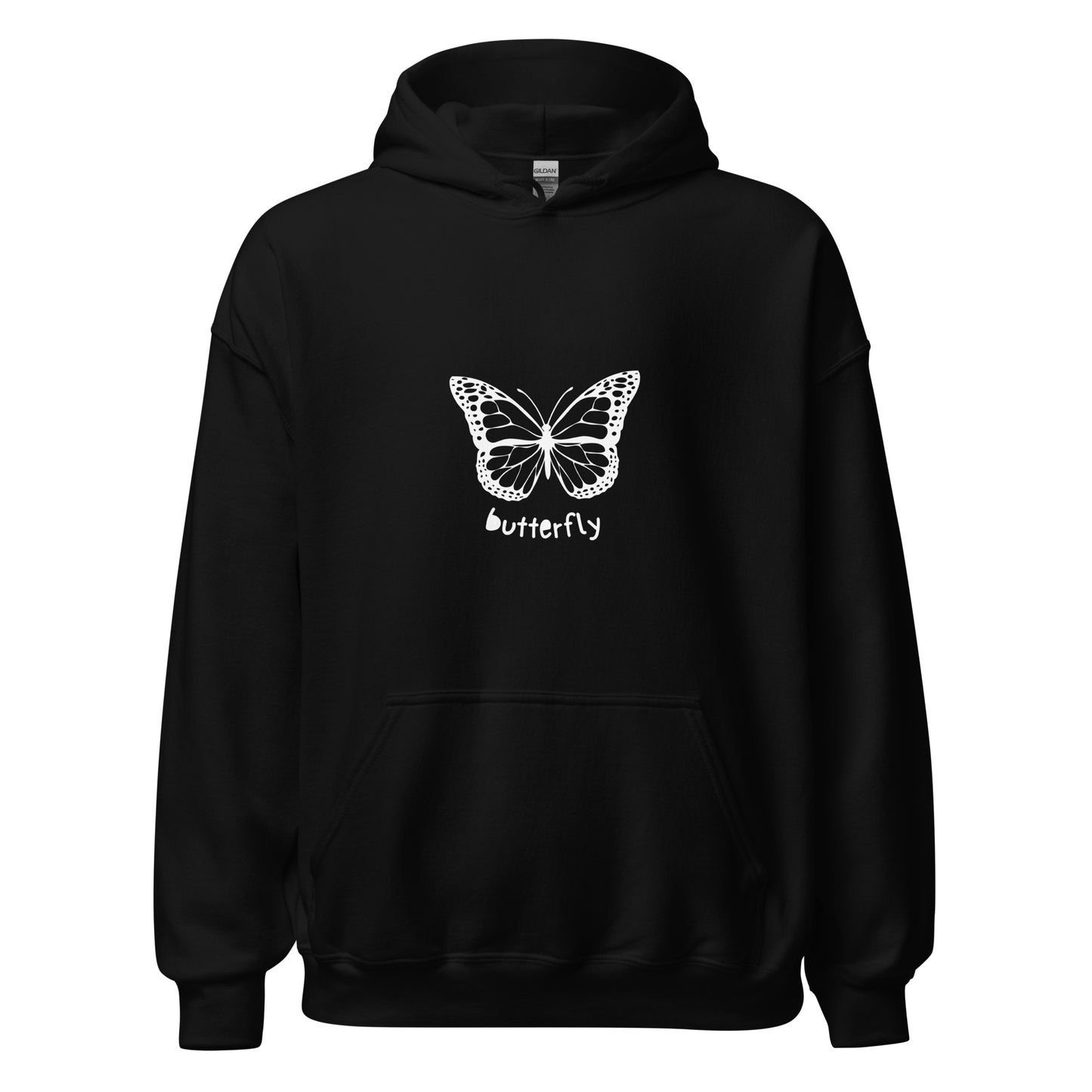 White Butterfly Unisex Hoodie