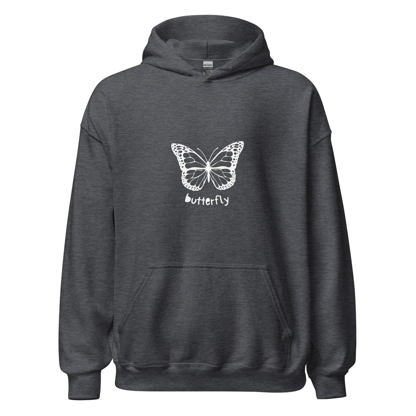 White Butterfly Unisex Hoodie