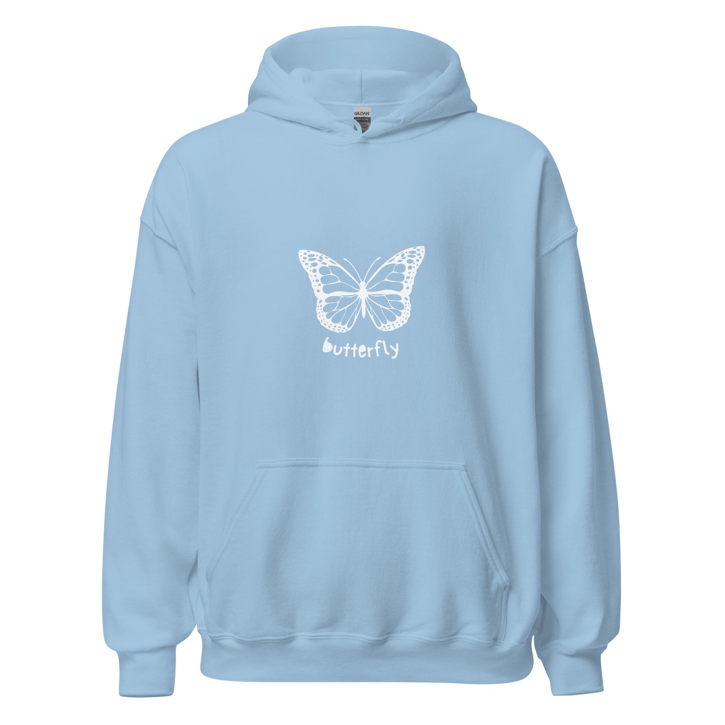 White Butterfly Unisex Hoodie