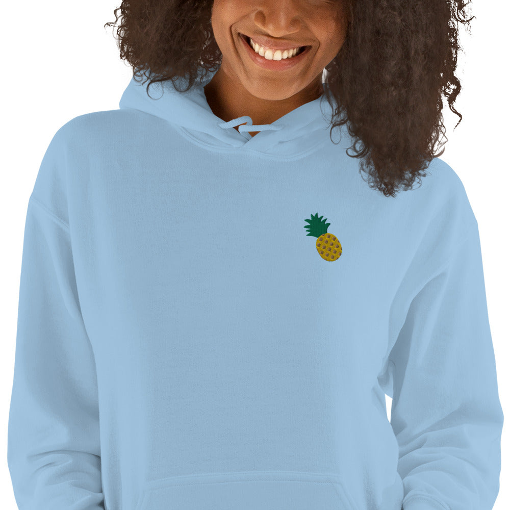 Pineapple Embroidered Unisex Hoodie