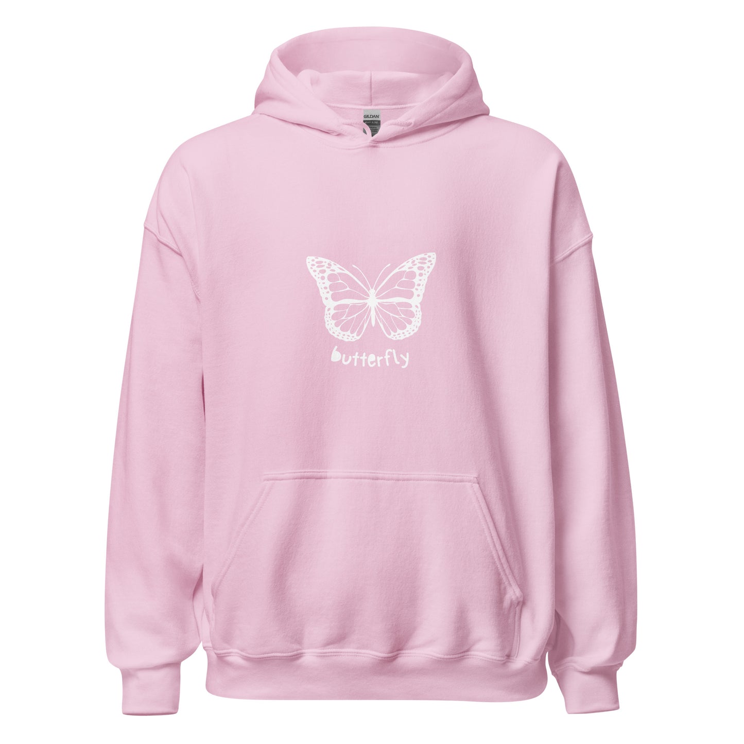 White Butterfly Unisex Hoodie