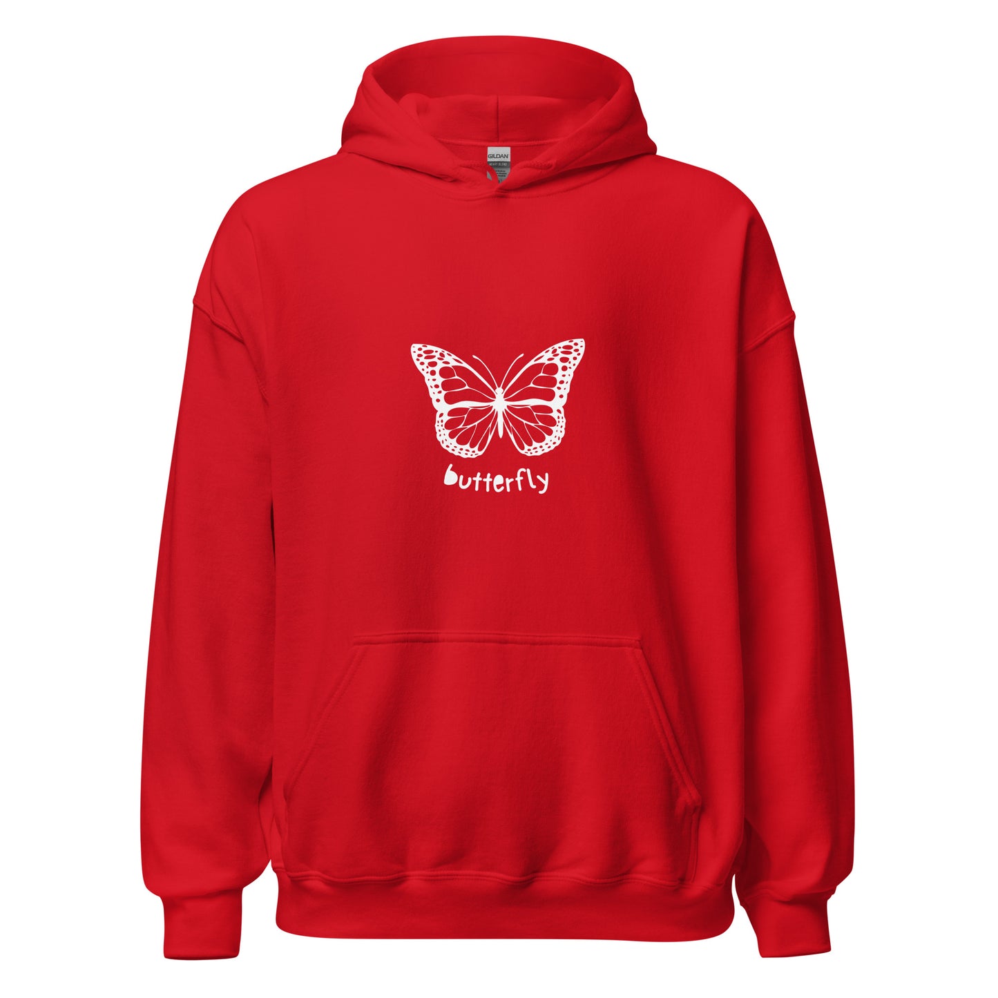 White Butterfly Unisex Hoodie