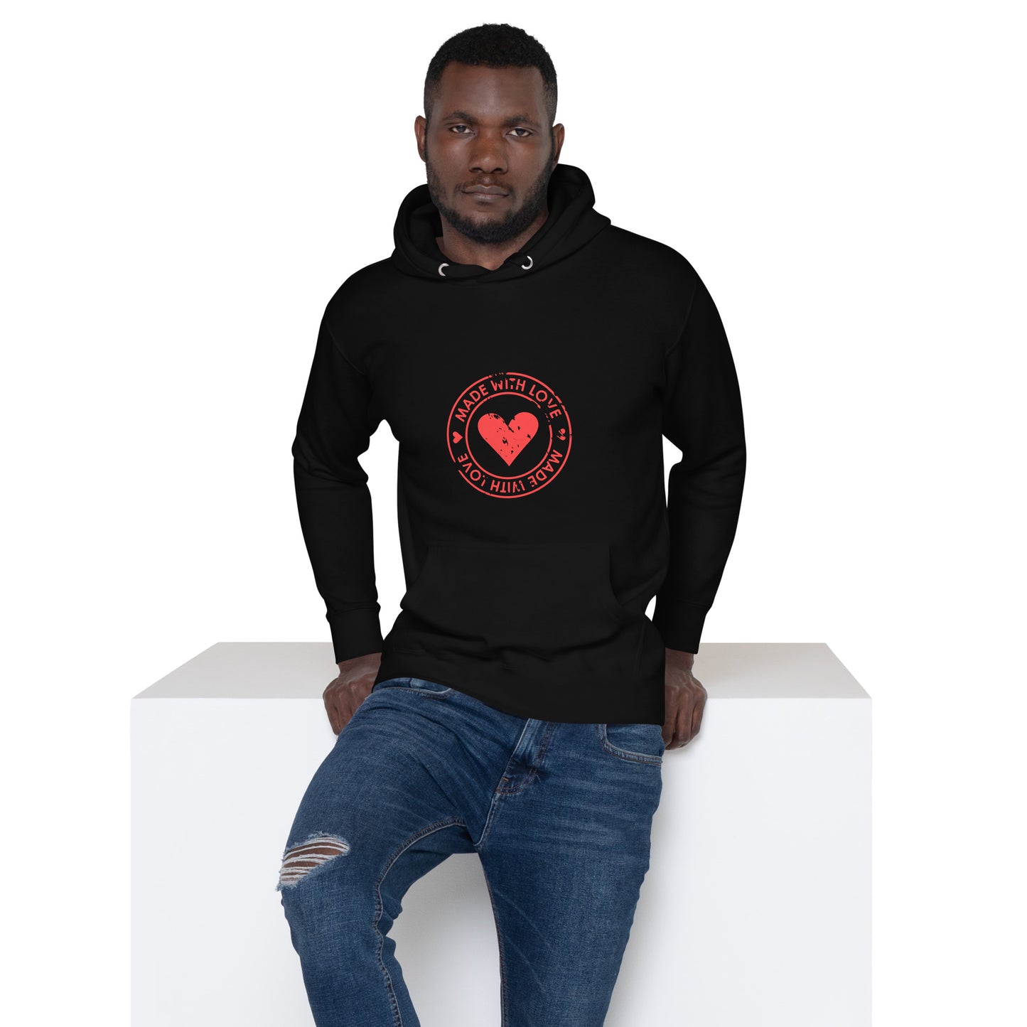 Red Heart Unisex Hoodie