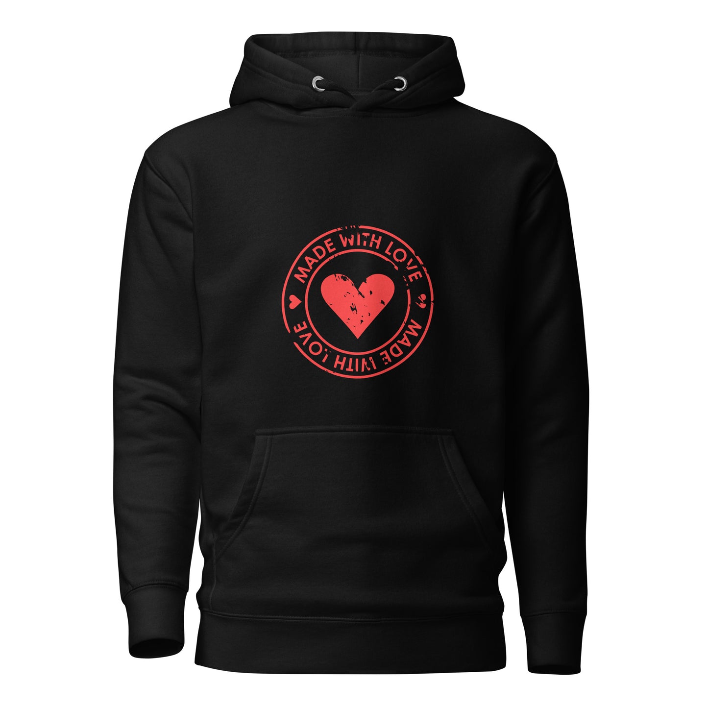 Red Heart Unisex Hoodie