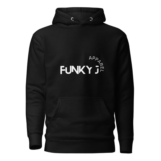 Funky White Unisex Hoodie