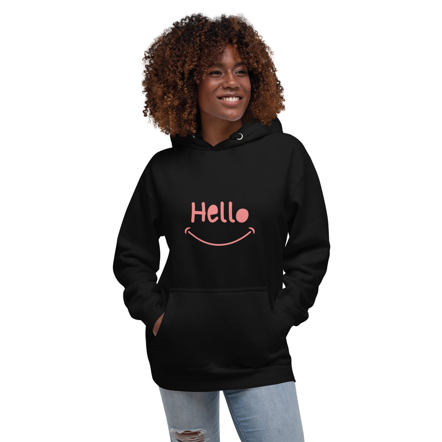 Hello Pink Unisex Hoodie