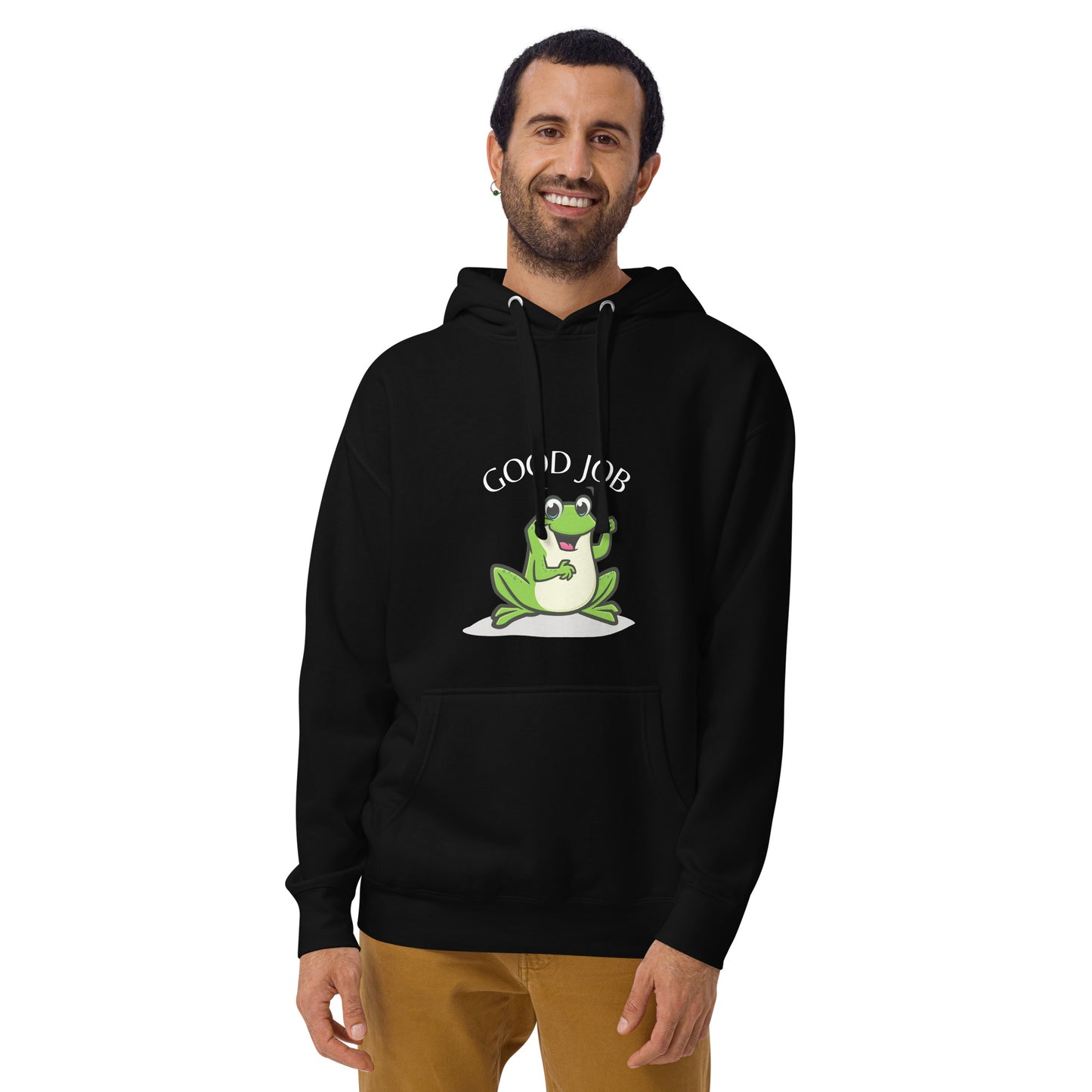 Frog Good Job Unisex Hoodie