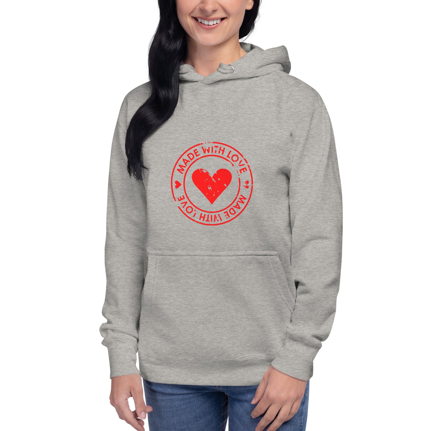 Red Heart Unisex Hoodie