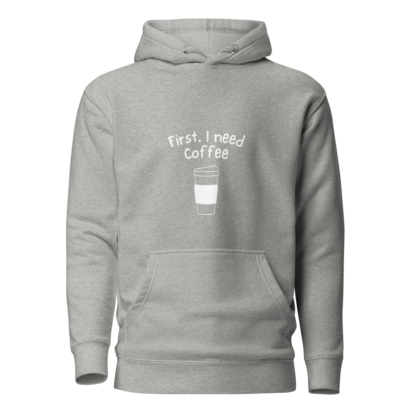 Coffee White Unisex Hoodie