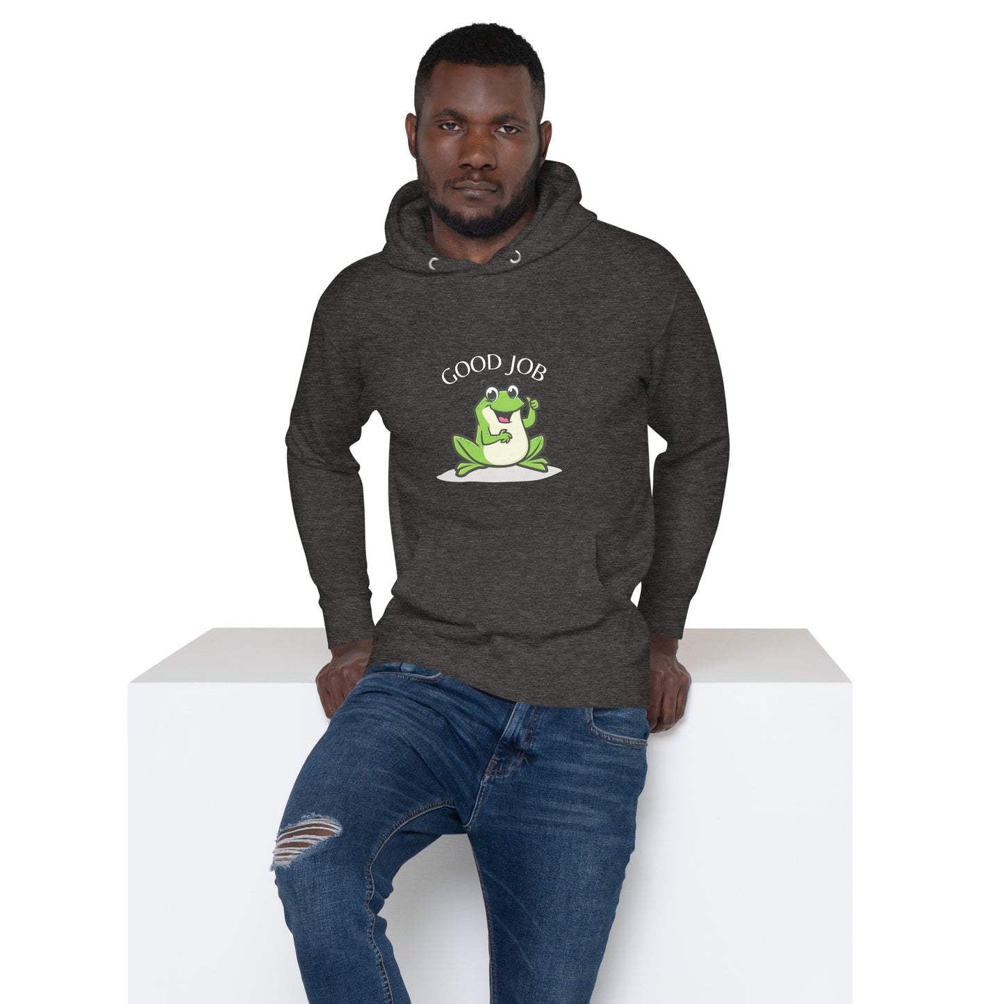 Frog Good Job Unisex Hoodie