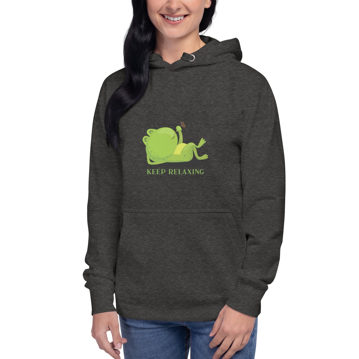 Keep Relaxing Frog Unisex Hoodie