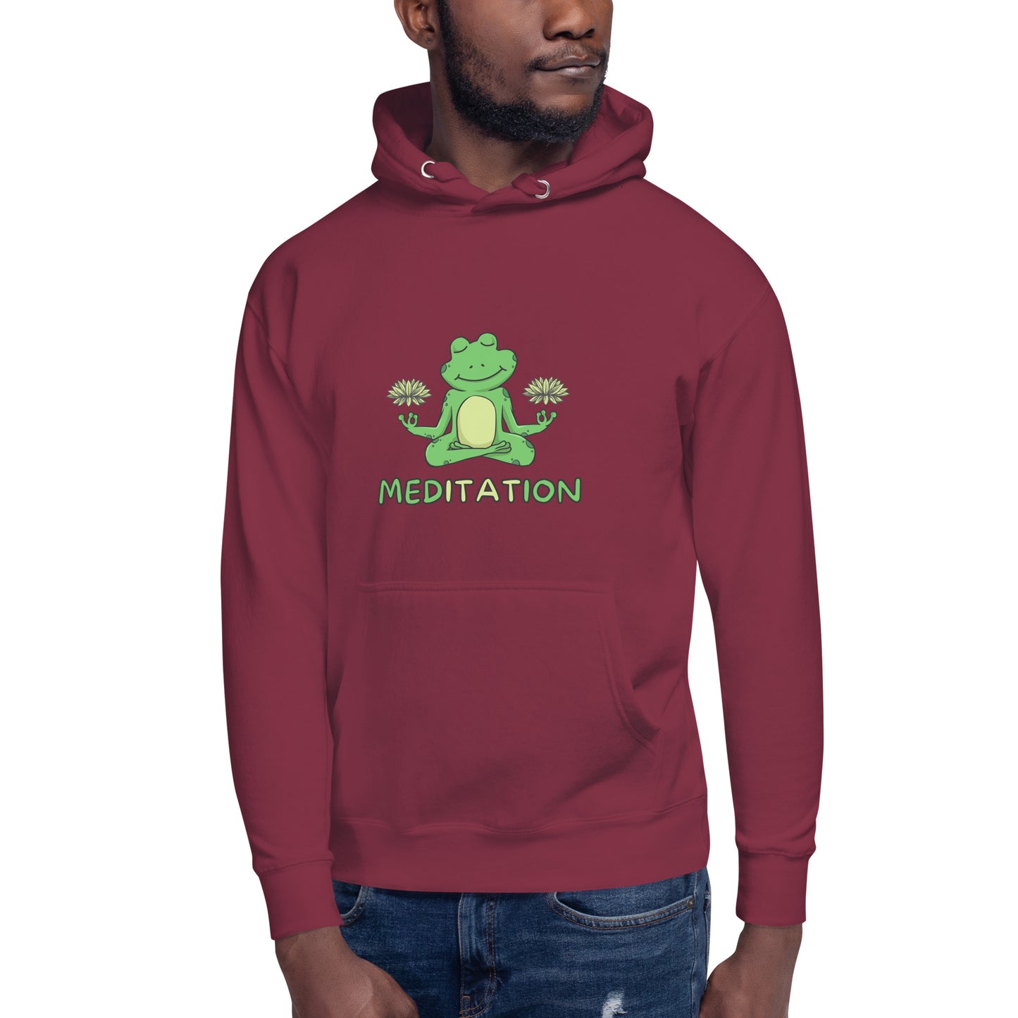 Frog Meditation Unisex Hoodie