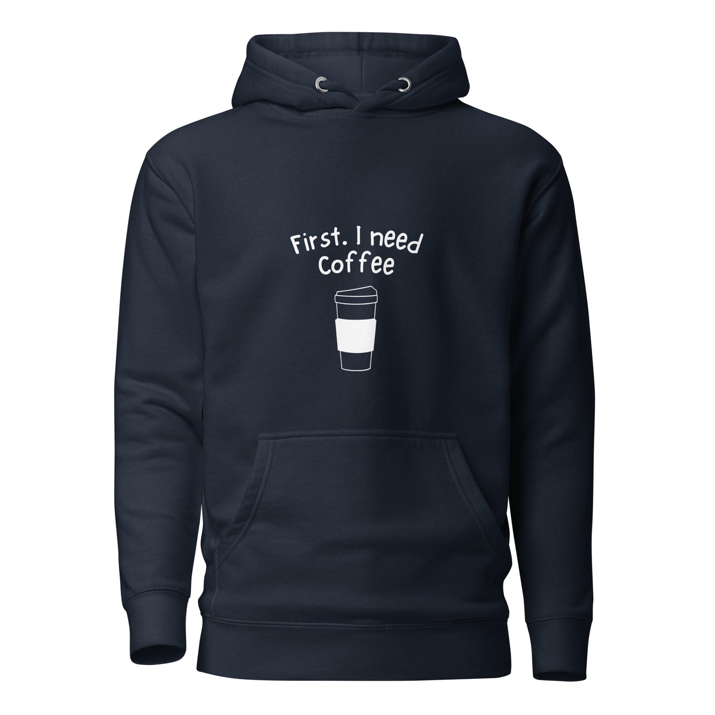 Coffee White Unisex Hoodie