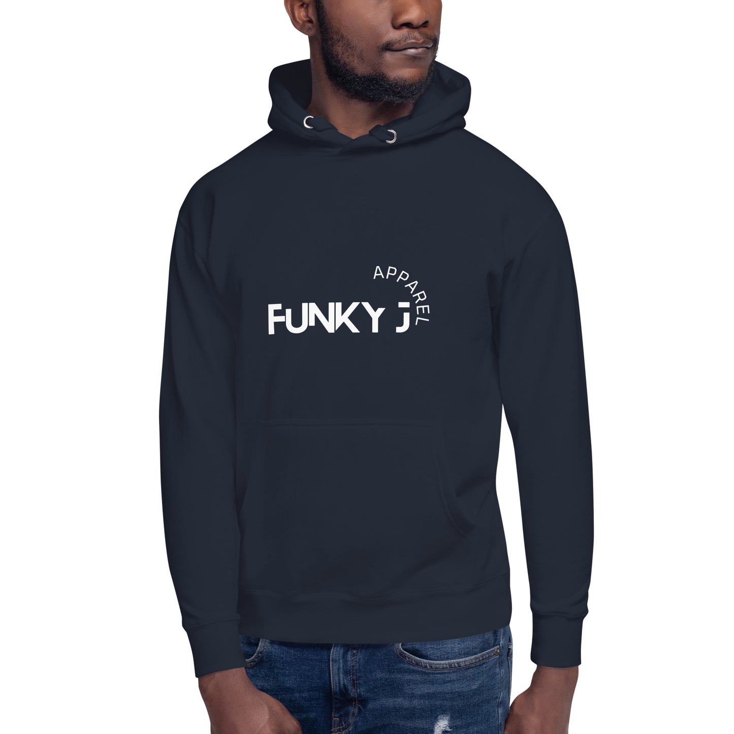 Funky White Unisex Hoodie