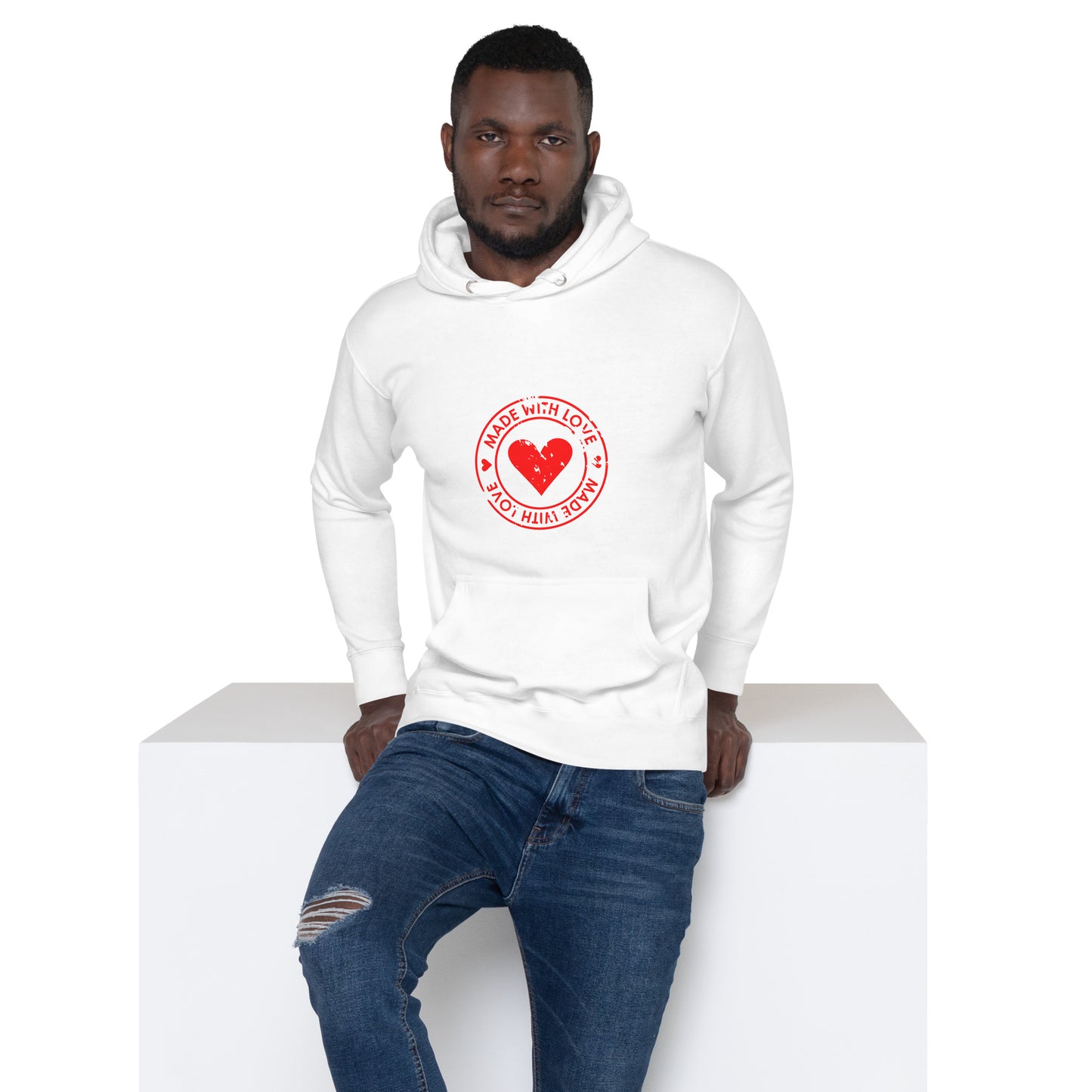 Red Heart Unisex Hoodie