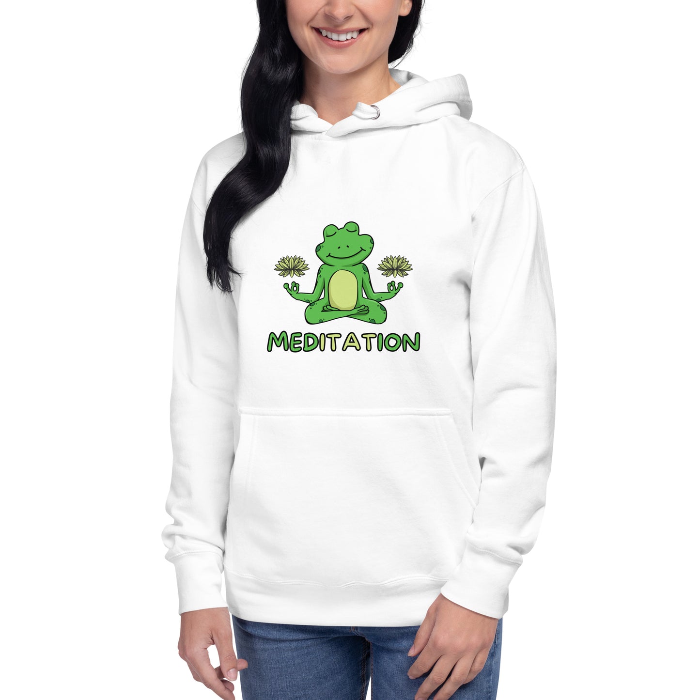 Frog Meditation Unisex Hoodie