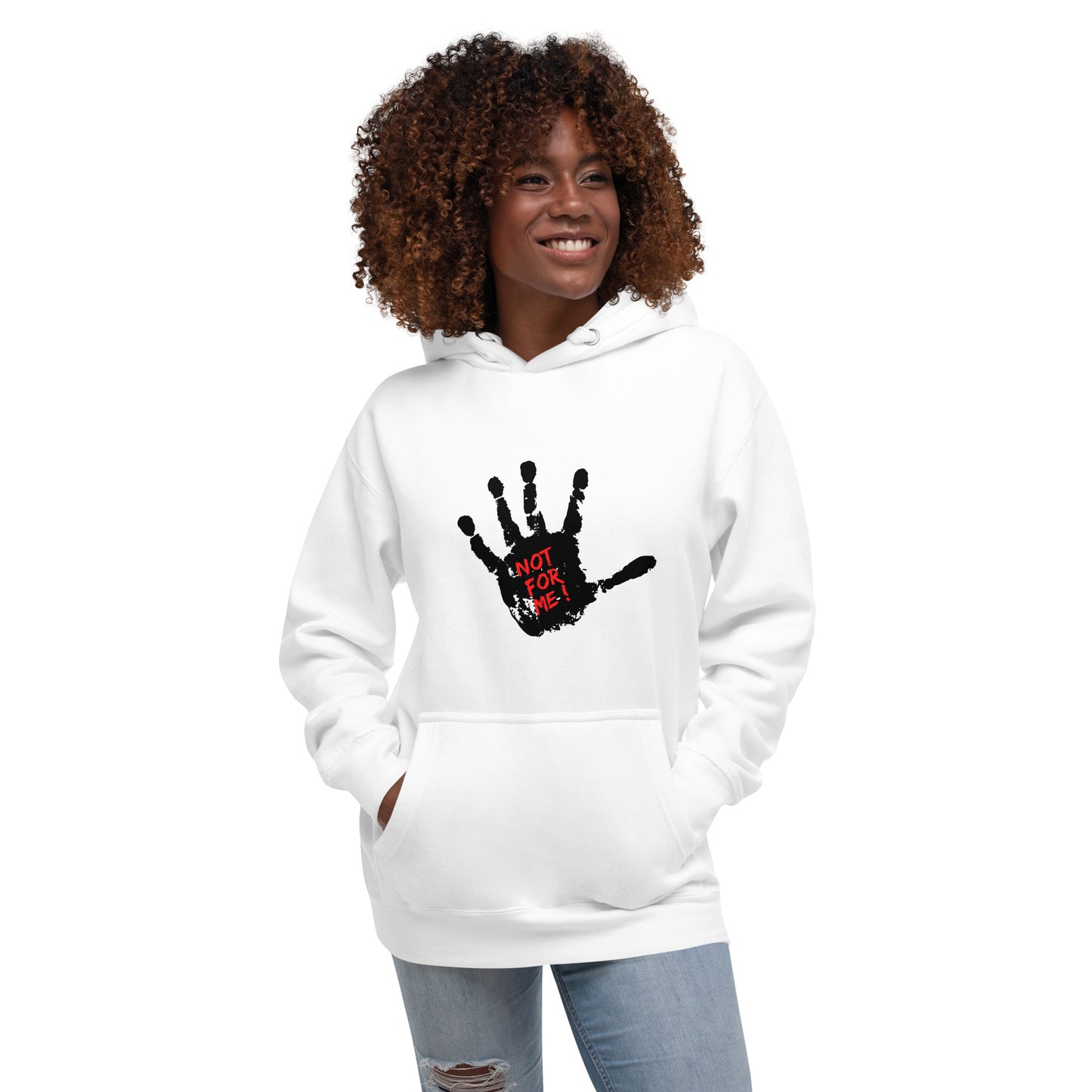 Not For Me Black Unisex Hoodie